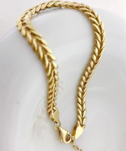 18K Solid Gold Bracelet Genuine
